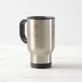 Caneca de viagem rosas トラベルマグ (正面左)