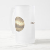 Caneca de vidro fosco フロストグラスビールジョッキ (正面左)