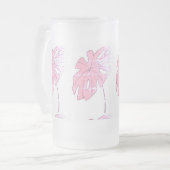 CANECA DE VIDRO FOSCO フロストグラスビールジョッキ (正面左)