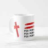 Caneca Deus Lutou por mim コーヒーマグカップ (正面左)