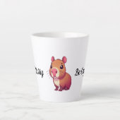 Caneca divertida don't worry be カフェラテマグ (正面)