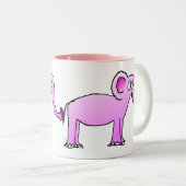 Caneca do Elefante Cor-de-Rosa ツートーンマグカップ (正面右)