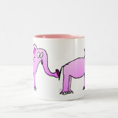 Caneca do Elefante Cor-de-Rosa ツートーンマグカップ (中央)