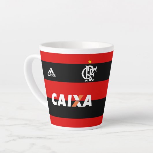 CANECA DO FLAMENGO カフェラテマグ (左アングル)