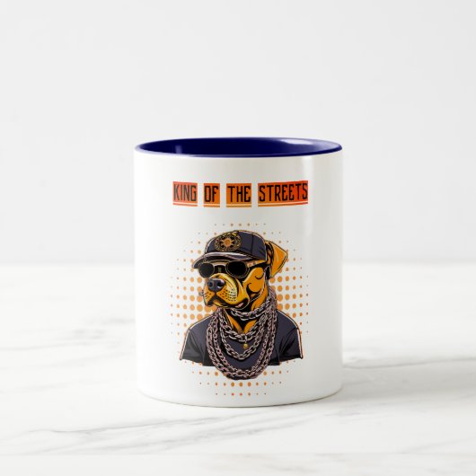 Caneca DOG KING ツートーンマグカップ (中央)