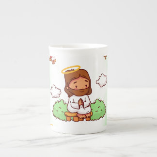 Caneca Ele vive por nós ボーンチャイナマグカップ