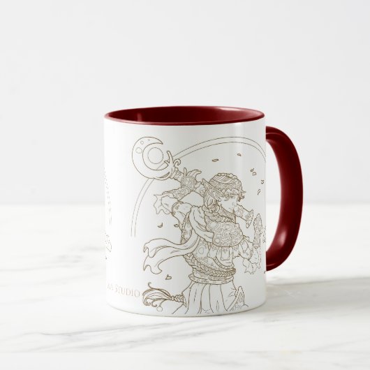 Caneca Elfo MN Studios マグカップ (正面右)