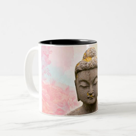 Caneca em dois tons com imagem do Buddha ツートーンマグカップ (正面左)