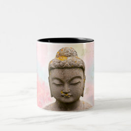 Caneca em dois tons com imagem do Buddha ツートーンマグカップ