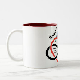 Caneca em dois tons, namorados  ツートーンマグカップ