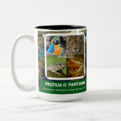 Caneca em dois tons pantanal ツートーンマグカップ (左)
