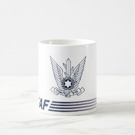 Caneca emblema IAF - ISRAELI AIR FORCE コーヒーマグカップ