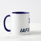 Caneca emblema IAF - ISRAELI AIR FORCE - Israel マグカップ (左)