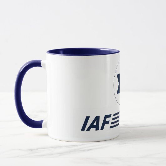 Caneca emblema IAF - ISRAELI AIR FORCE - Israel マグカップ (左)