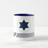 Caneca emblema IAF - ISRAELI AIR FORCE - Israel マグカップ (中央)
