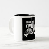 Caneca Engenharia Civil ツートーンマグカップ (正面左)