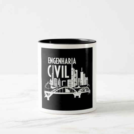 Caneca Engenharia Civil ツートーンマグカップ (中央)