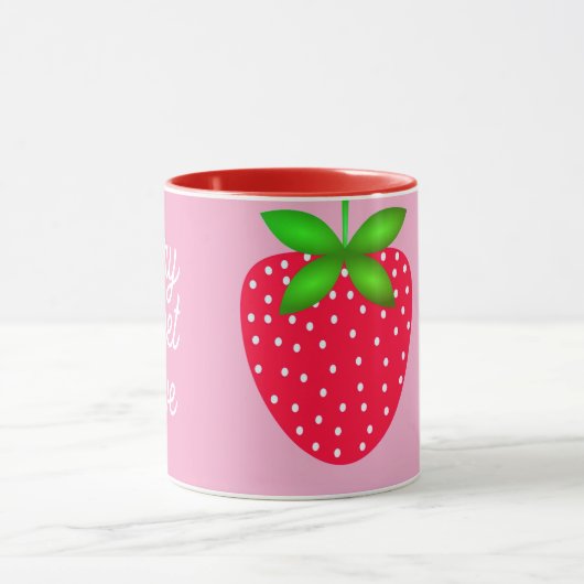 caneca estampada morango マグカップ (中央)
