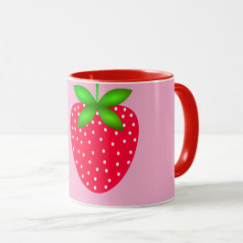 caneca estampada morango マグカップ