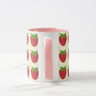 caneca estampada morango マグカップ