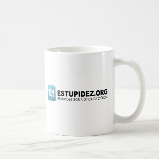 Caneca Estupidez.Org コーヒーマグカップ (右)