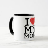 Caneca Eu Amo Mamãe マグカップ (正面左)