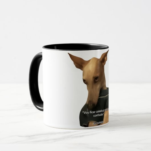 Caneca - Eu calada マグカップ (正面左)