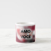 Caneca expresso: AMOR AMO VOCÊ エスプレッソカップ (正面)