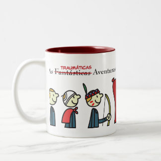 Caneca Fantasias do Filho do Freud ツートーンマグカップ
