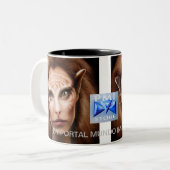 CANECA FELINA ツートーンマグカップ (正面左)