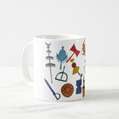 Caneca Ferramentas dos Orixás コーヒーマグカップ (正面左)