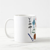 Caneca Ferramentas dos Orixás コーヒーマグカップ (左)