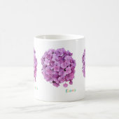 Caneca Flor Hortência コーヒーマグカップ (中央)