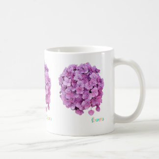 Caneca Flor Hortência コーヒーマグカップ
