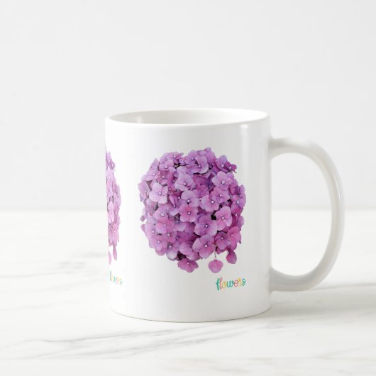 Caneca Flor Hortência コーヒーマグカップ (右)