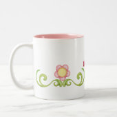 Caneca Floral 1 ツートーンマグカップ (左)