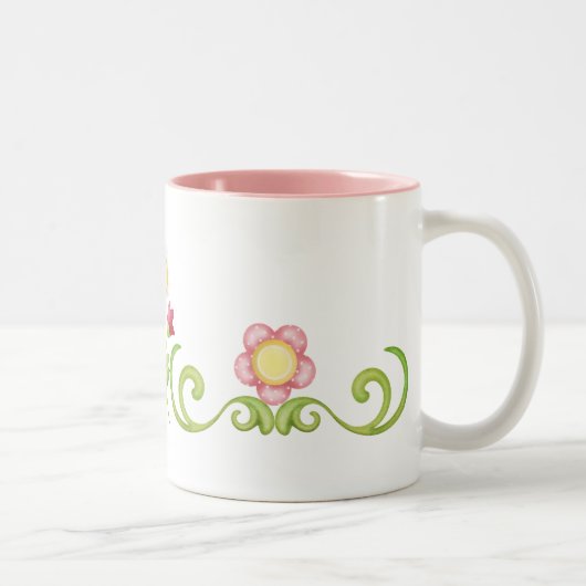 Caneca Floral 1 ツートーンマグカップ (右)