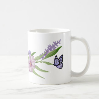 Caneca Flores e Borboletas コーヒーマグカップ
