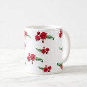 Caneca Florida Rosas コーヒーマグカップ (正面右)