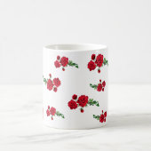 Caneca Florida Rosas コーヒーマグカップ (中央)
