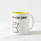 CANECA FLORK 幸せ ツートーンマグカップ (正面右)