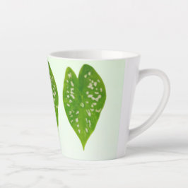 Caneca folha com água de Chuva foto autoral カフェラテマグ
