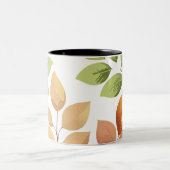 Caneca folhas ツートーンマグカップ (中央)