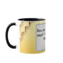 Caneca   foto do pet gavinha laranja