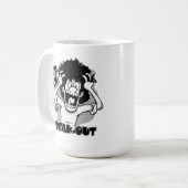 Caneca Freak Out コーヒーマグカップ (正面左)