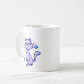 Caneca gato espacial コーヒーマグカップ (正面左)