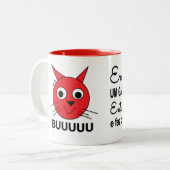 Caneca Gato Vermelho By PA ツートーンマグカップ (正面左)