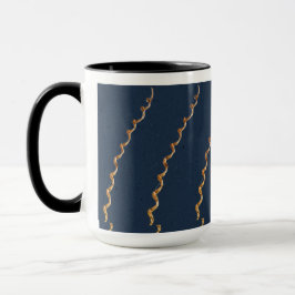 Caneca gavinha azul marinho マグカップ