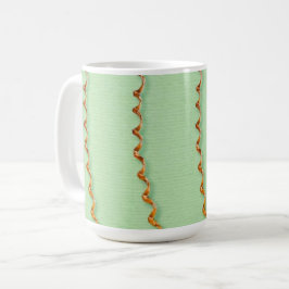 Caneca gavinhas verde コーヒーマグカップ