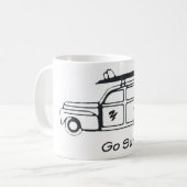 Caneca Go_Surf コーヒーマグカップ (正面左)